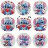 6 buc/seturi Love and Stitch Coșuri de pâslă cu pictură cu diamante DIY Coșuri de pâslă cu artă cu diamante 5D Coșuri de pâslă cu diamante cu gaură completă Rotund acrilic pentru ceașcă