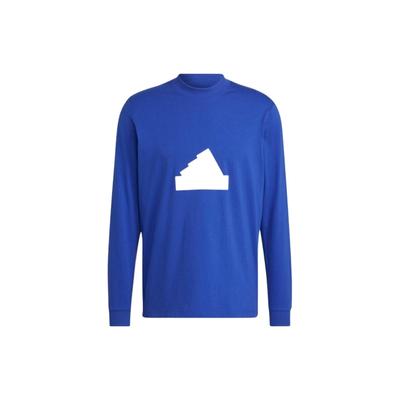 New Classic Long Sleeve T-Shirt With Logo Appliqué Men Tops Blue HN1957