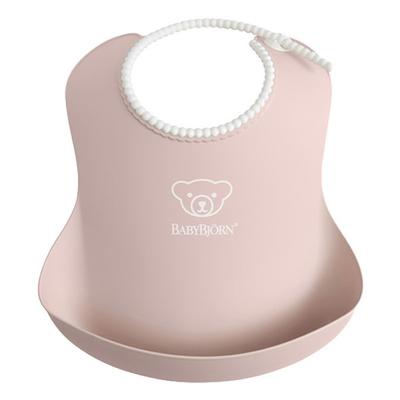 BabyBjorn Baby Bib Bib, Powder Pink, 1 Piece
