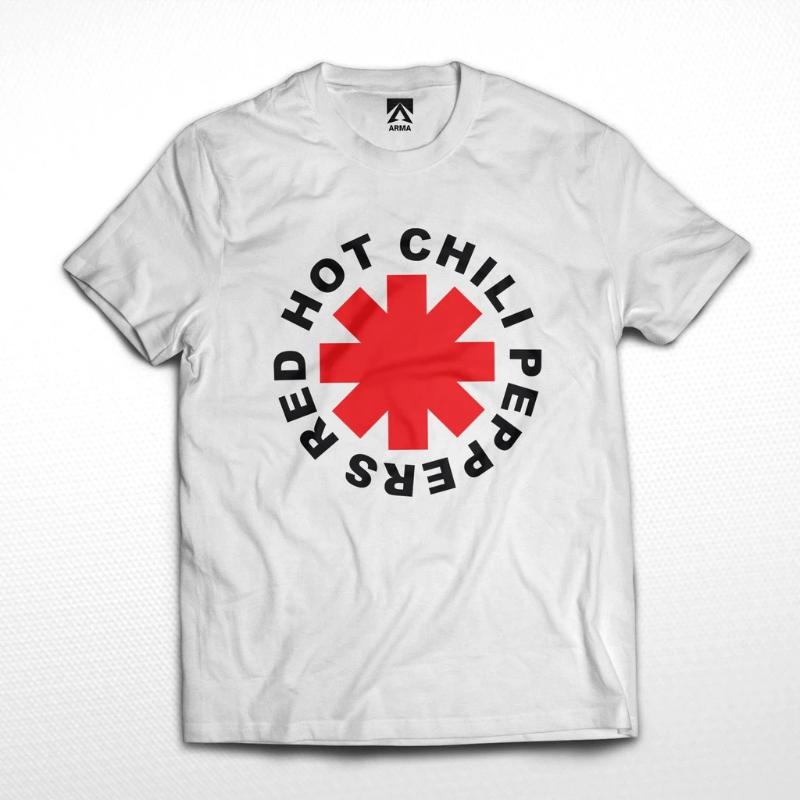 Camisetas Rojas De La Banda De Chiles Calientes Logo/Camiseta De Música De rock Psicodélico RHCP unisex distro Ropa La Vendimia