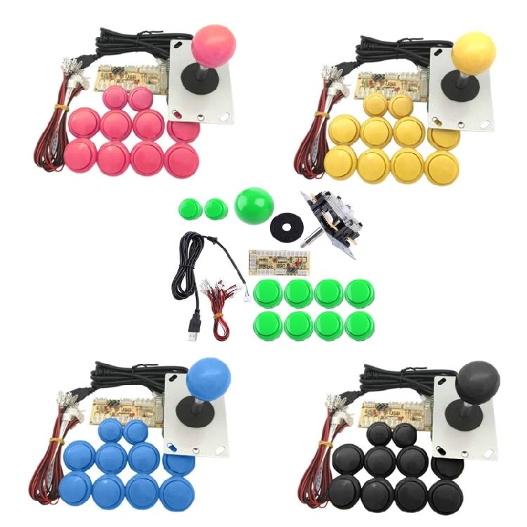 DIY Raspberry Pi Controller DIY Arcade Joystick LED Arcade Buttons for Players