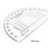 Military Protractor: 6" & 9" Built-in Scale, MP-1 Mapping Ruler for Tactical Training