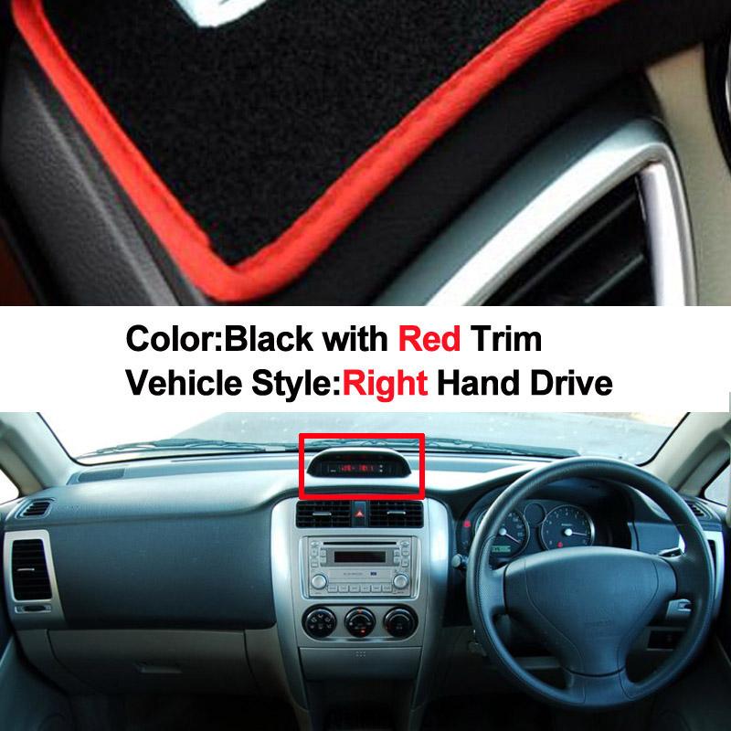 

Car Dashboard Cover Dash Mat For Suzuki Liana 2011 2012 2013 with Clock Dashmat Pad Carpet Dash Board Sun Shade Auto Car Styling рожевий
