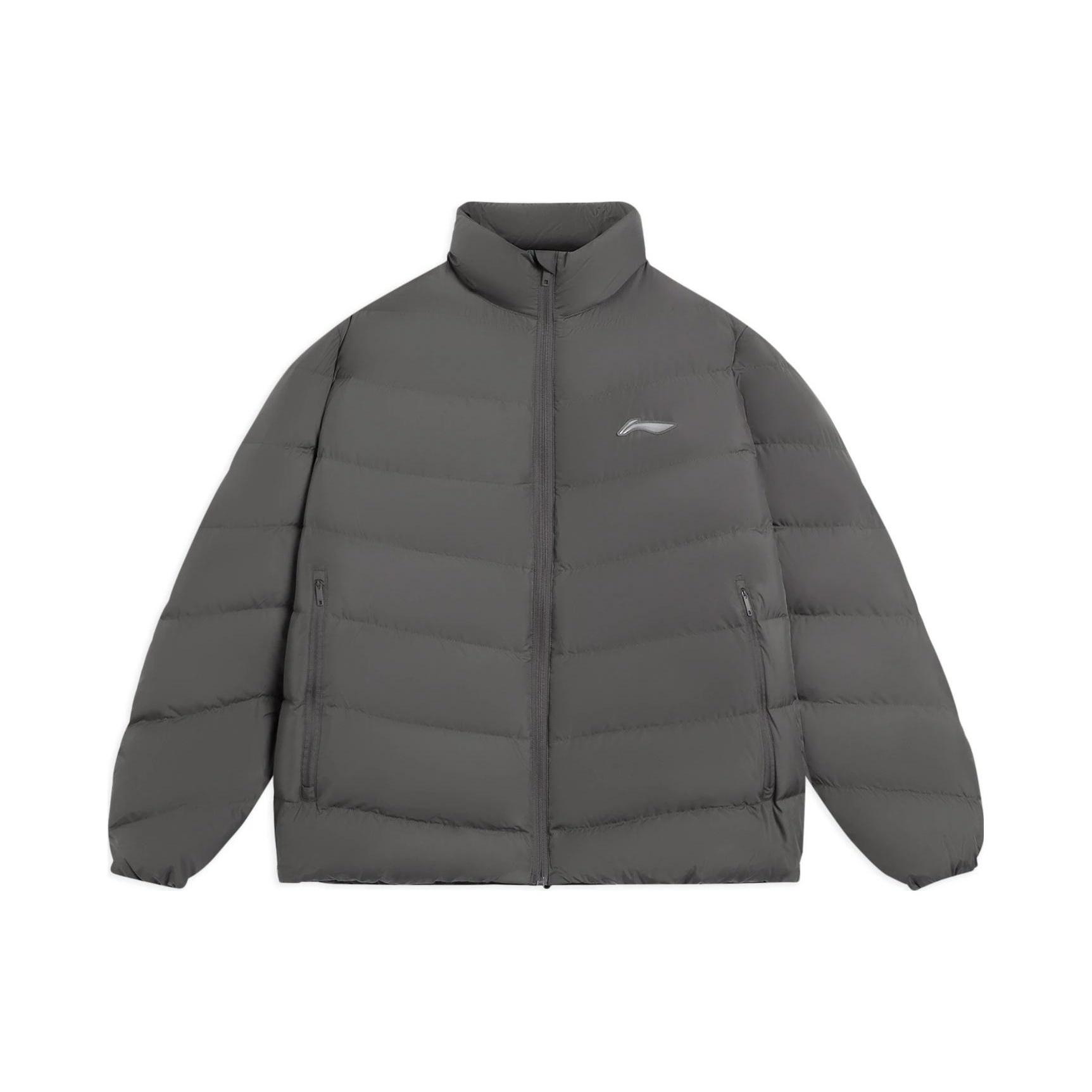Li-Ning Essential Logo Down Jacket Grey Men s AYMS267-3 XXXL