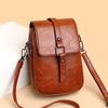 Leren Retro Crossbody Telefoonhoesje voor Dames
