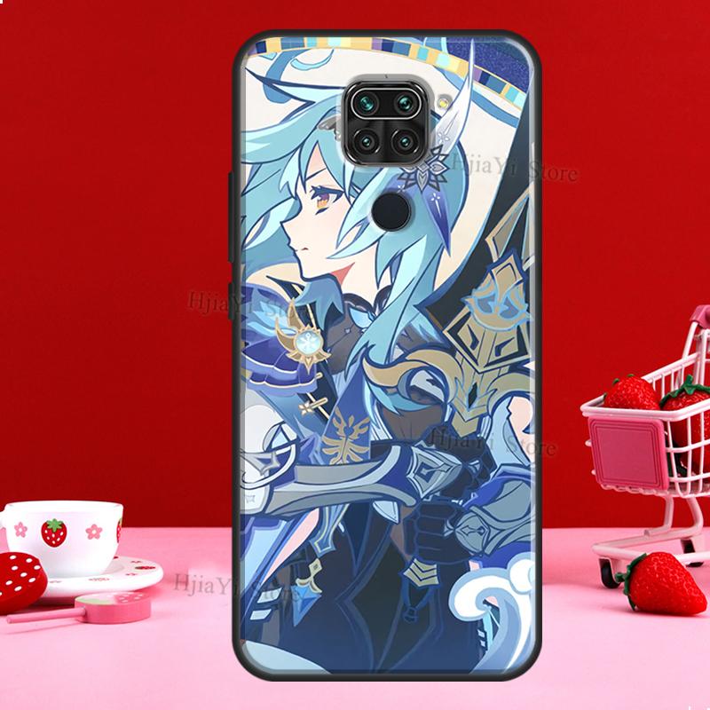 Genshin Impact Eula Case For Xiaomi Redmi Note 11 10 9 8 12 Pro Plus 12S 11S 10S Cover For Redmi 12C 10C 10A 9C