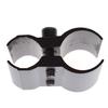 1Pc Metal Fixture QQ Clip 8 Word Bracket Metal Pipe Clamp Cable Clip Clamps Two 8 Word Clips 185 186 T2008 Black High Quality