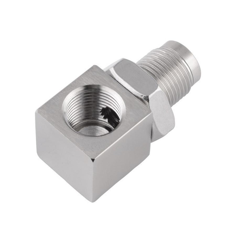 2Pcs Universal Oxygen Sensor Extender 90 Degree 02 Bung Extension Catalytic Converter O2 Oxygen Sensor Spacer