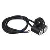 25-mm-Motorrad-Lenker-Hand-Return-Taste LED-Licht-Lampen-Steuerschalter