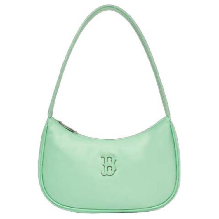 

MLB Boston Red Sox Large Logo Nylon Sling Bag Women Sling Bag Mint-Green 3ABQS032N-43KAL One Size