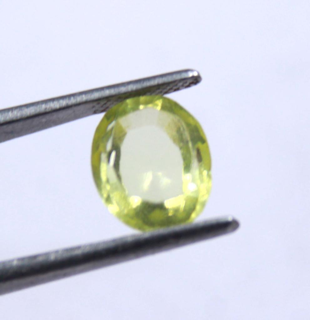 5 Carat Friday Big Offer Oval Shape Yellow Sapphire Sri Lanka Certified Gemstone SN31