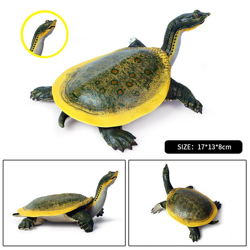 Oenux Ocean Animals Leatherback Tortoise Turtle Growth Cycle Sea Life Model Figurines Action Figures PVC Education Kid Toy Gift