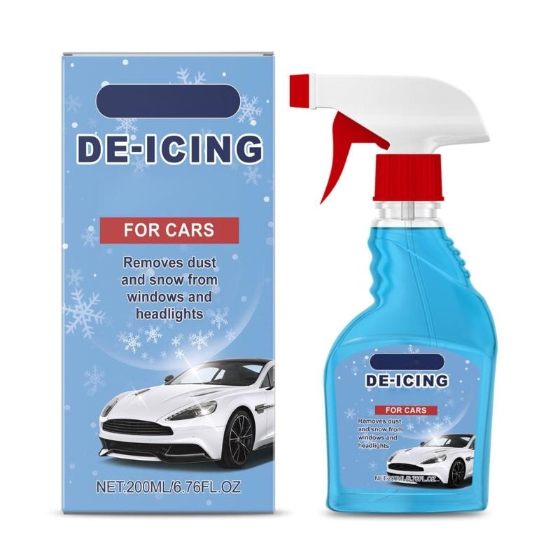 

Car Ice Remover Sprayer Winter Car Windshield Deicer Snow Removal Sprayer Defrosting AntiIcing Tool 200ml 1