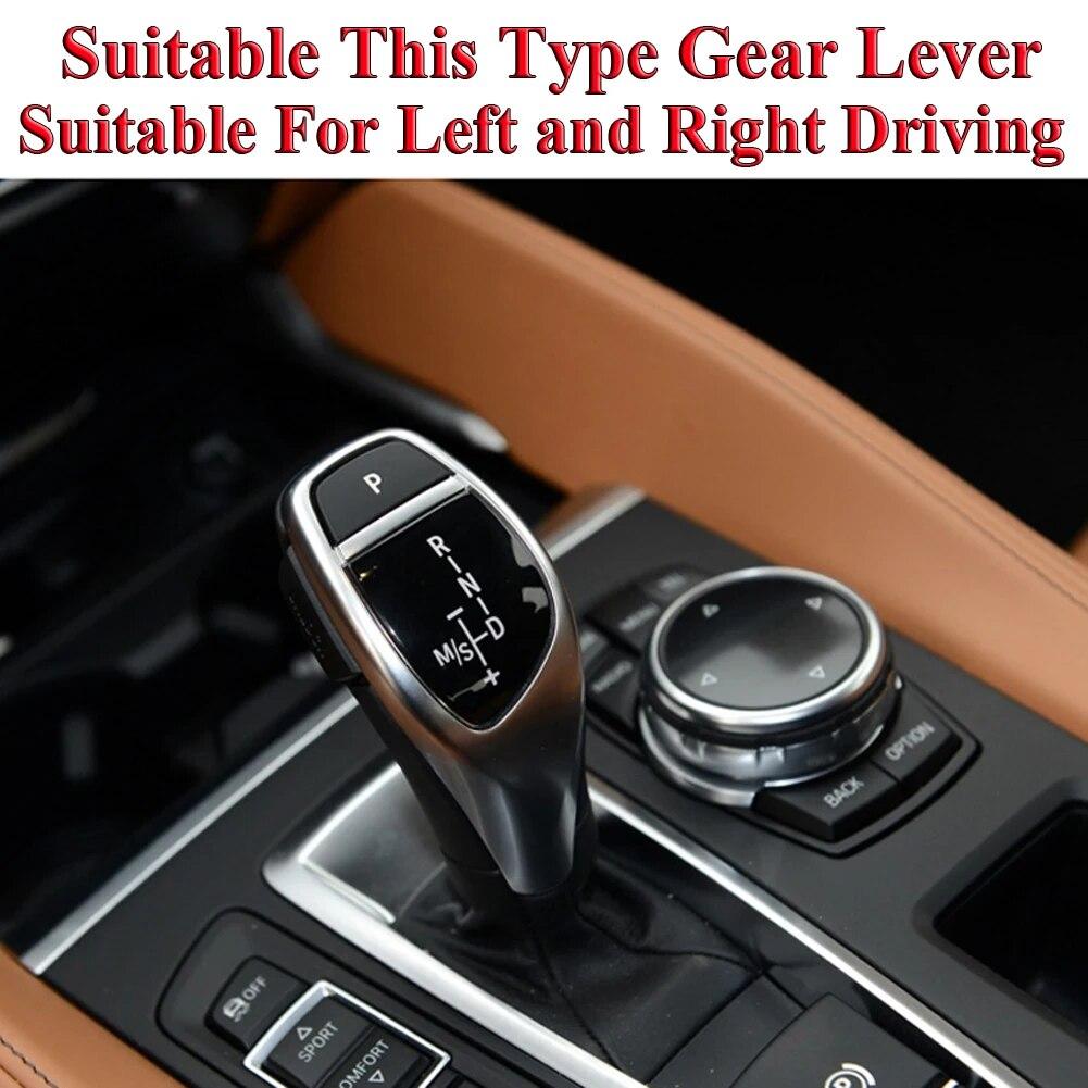 Car Shift Knob Panel Gear Button Cover Emblem M Performance Sticker For BMW F10 F11 F01 F02 X1 X3 X4 X5 X6 M3 M5 F30 F32 F48