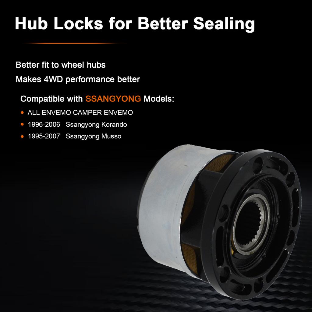 1 Piece X For SSANGYONG Korando II Musso SUV Rexton TD Pick Up Locking Hubs Free Wheel Locking Hub B035HP AVM450HP