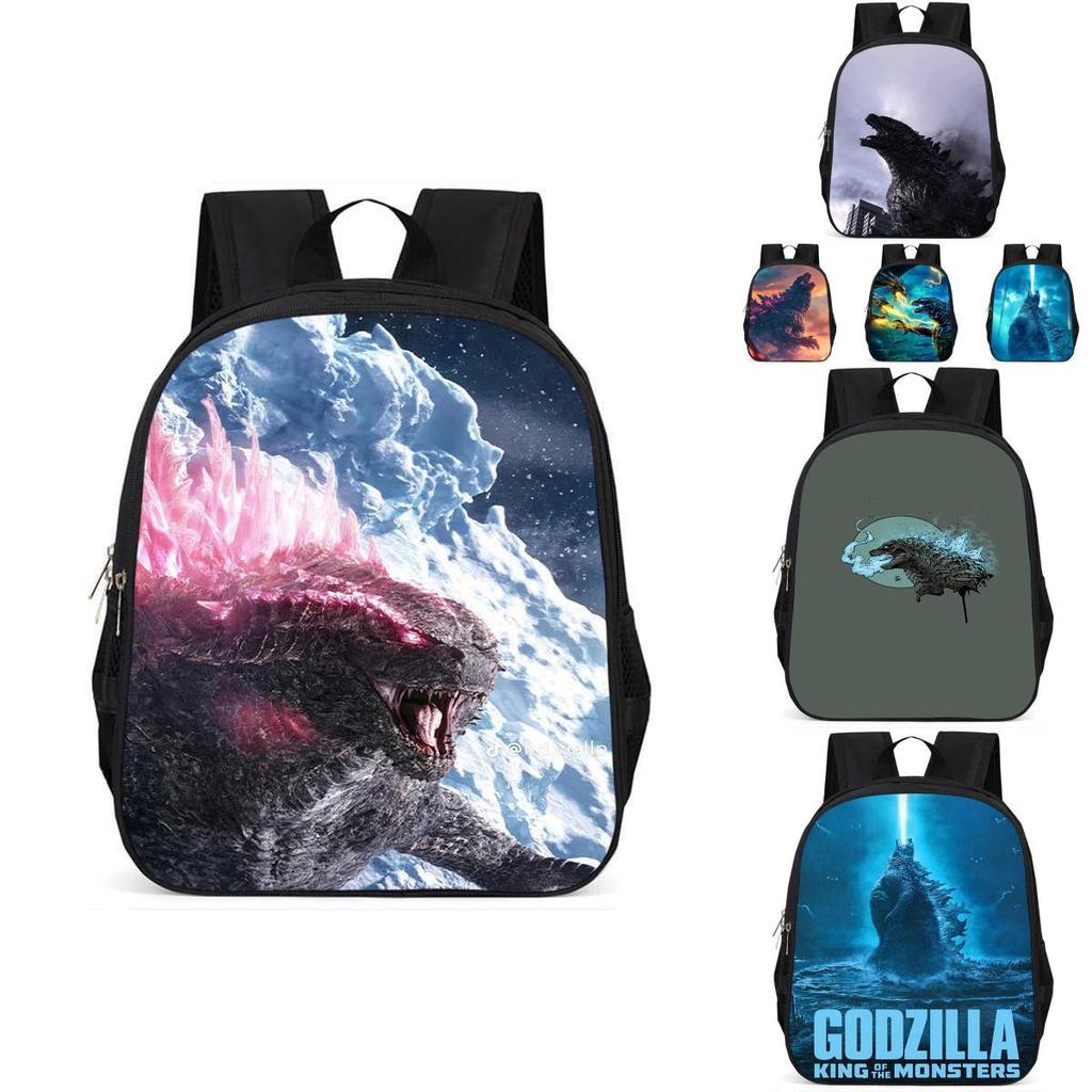 Stilingas Godzilla 15 colių didelės talpos lengvas mokyklos kuprinė vaikams