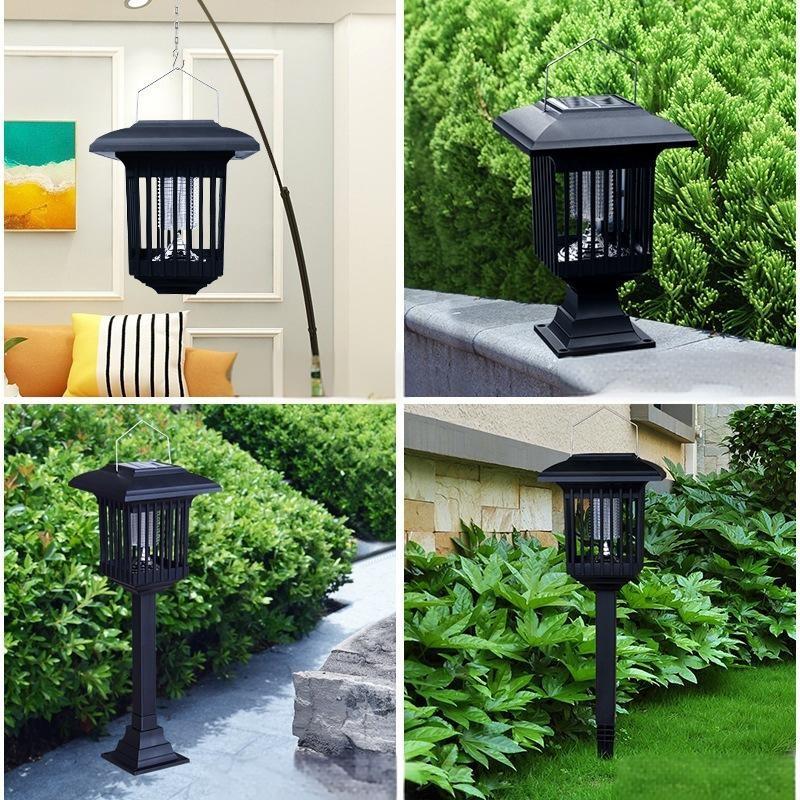Handheld Solar Mosquito Killing Lamp Outdoor Wall Mounted Floor Light Standing