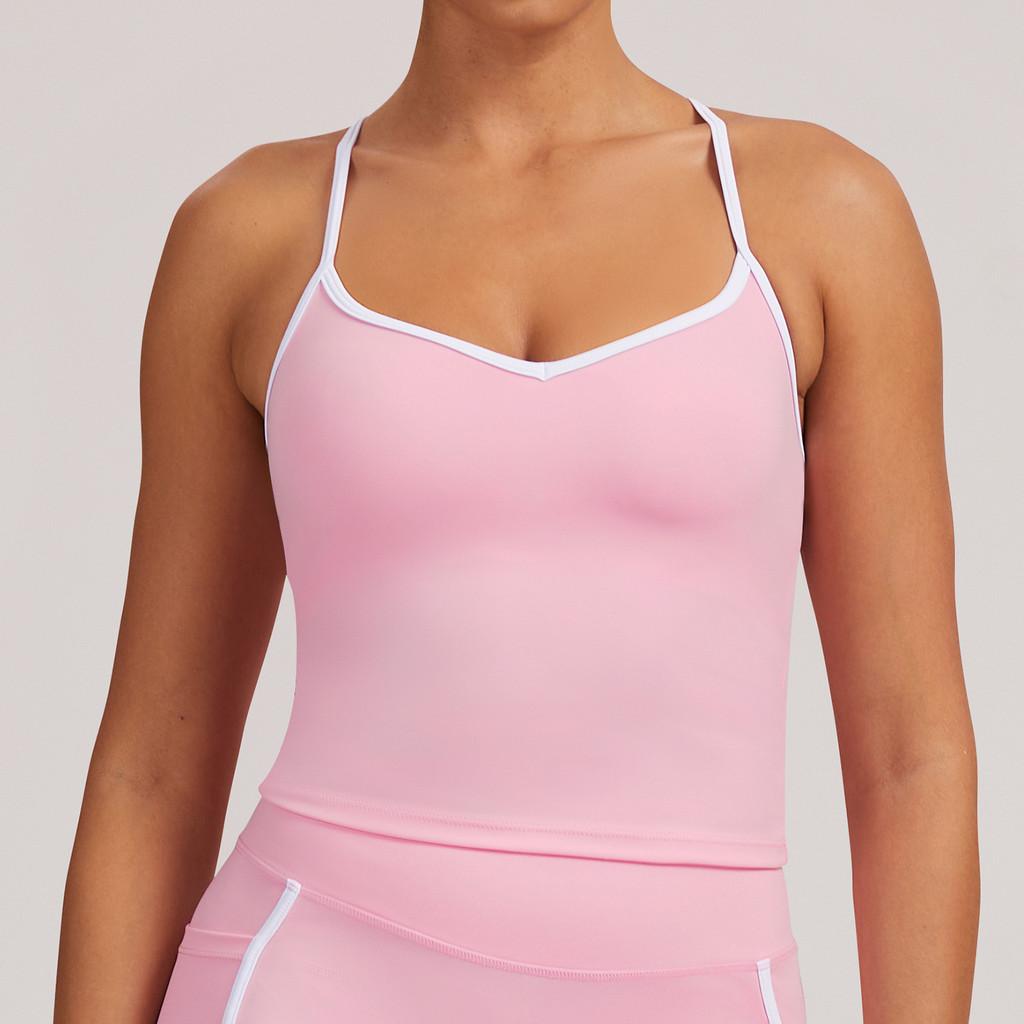 Débardeur de Yoga Femme en Tissu à Séchage Rapide pour la Course à Pied et les Activités de Fitness
