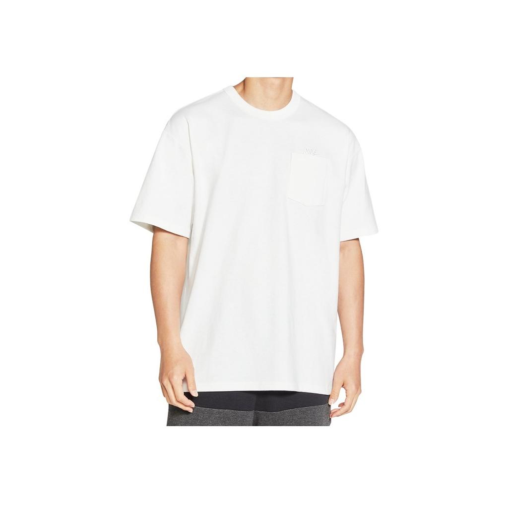 Nike Sportswear Essential Embroidered Logo Pocket Short Sleeve T-Shirt Men Tops White DB3250-100