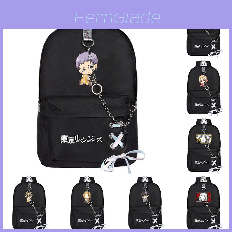 High-quality Waterproof Tokyo Revengers School Bag With Ribbon Bow Design For Boys And Girls