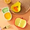 Ceramic Compartmentalized Snack & Condiment Dish, Cute Hot Pot Fruit & Vegetable Bowl