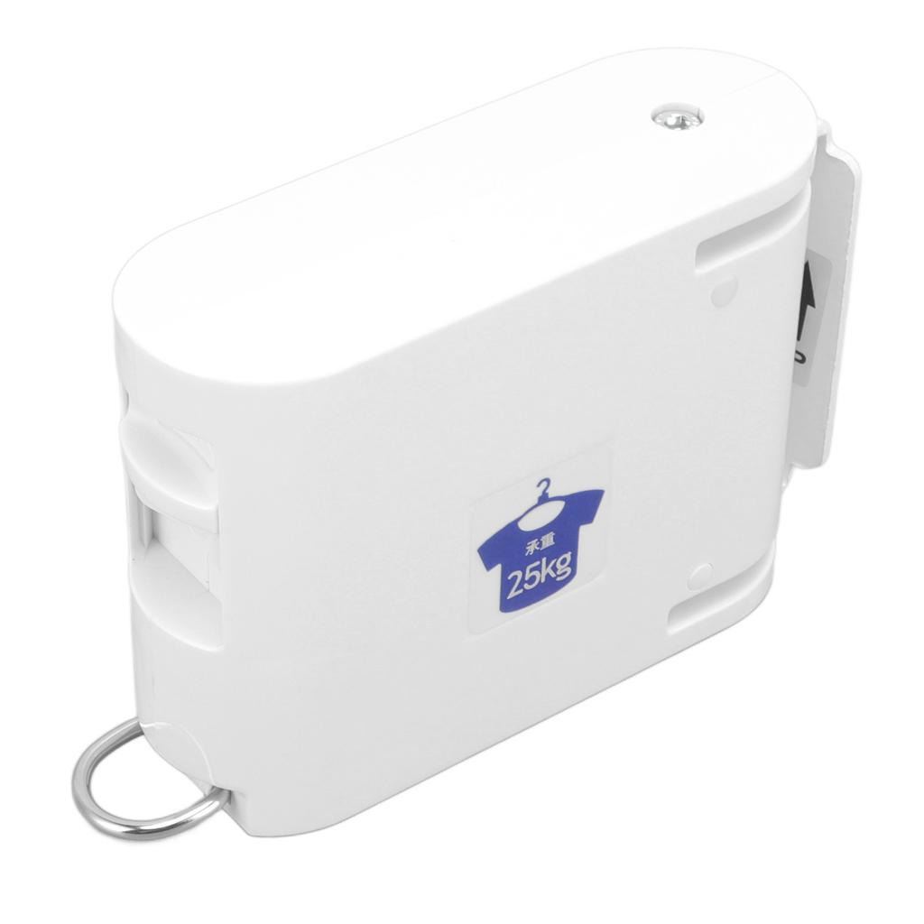 4.2m Thickened Retractable Clothesline Concealed Positioning Buckle Indoor Room Wall Mounted