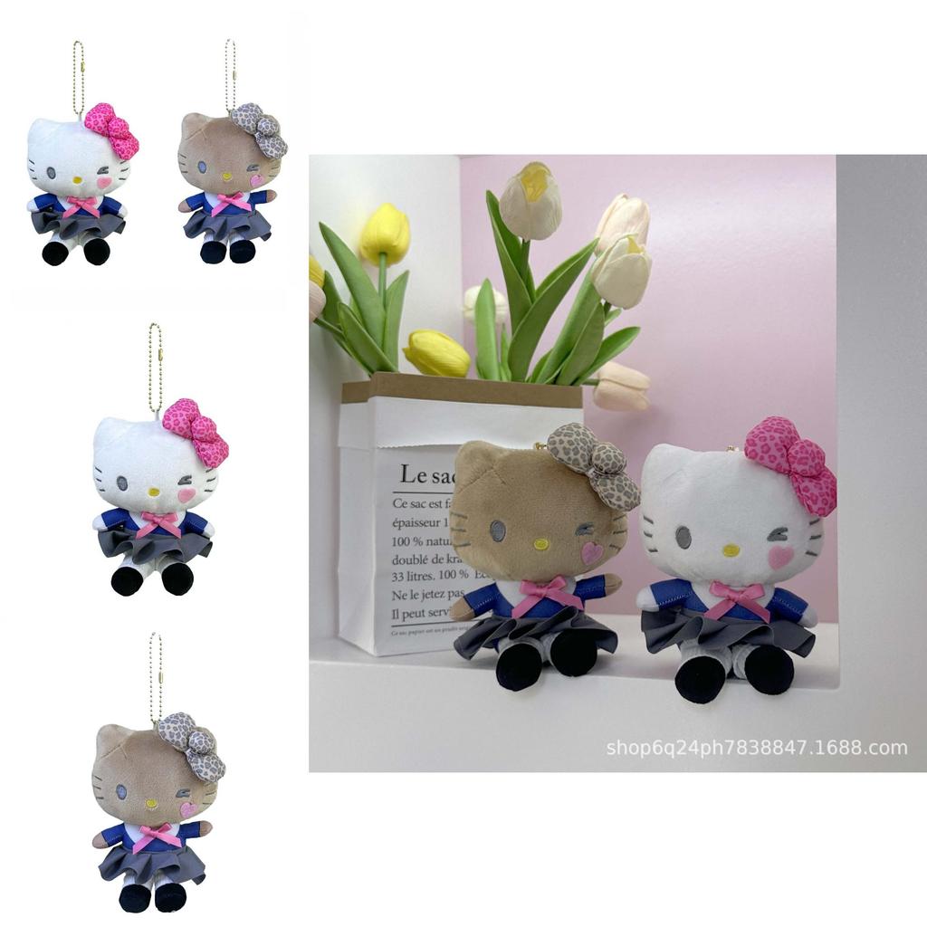 Jk Dress Hello Kitty Plush Toy With Super Soft Short Plush For Girls Bag Pendant Gift