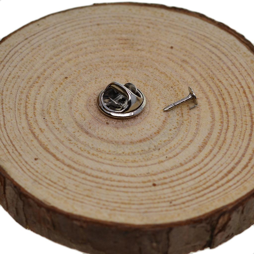 100 sád DIY kravatové pripináčiky motýľ špendlíky na chrbte brošňa Findings Silver