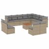 VidaXL Garden Lounge Set with Cushions 13 Pcs, Patio Sofas, Patio Furniture Set, Outdoor Furniture, 3256262