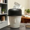 Yousheng Herrenkopf Taschentuchhalter Gentleman mit Zylinder Taschentuchbox Künstlerischer Taschentuchspender Schreibtisch Mülleimer für Zuhause Büro Wohnzimmer Schlafzimmer