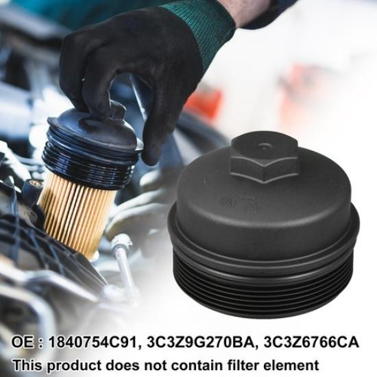 

1840754C91 Oil Filter Housing Cap Cover with Oil Filter for E-350 E-450 04-10
