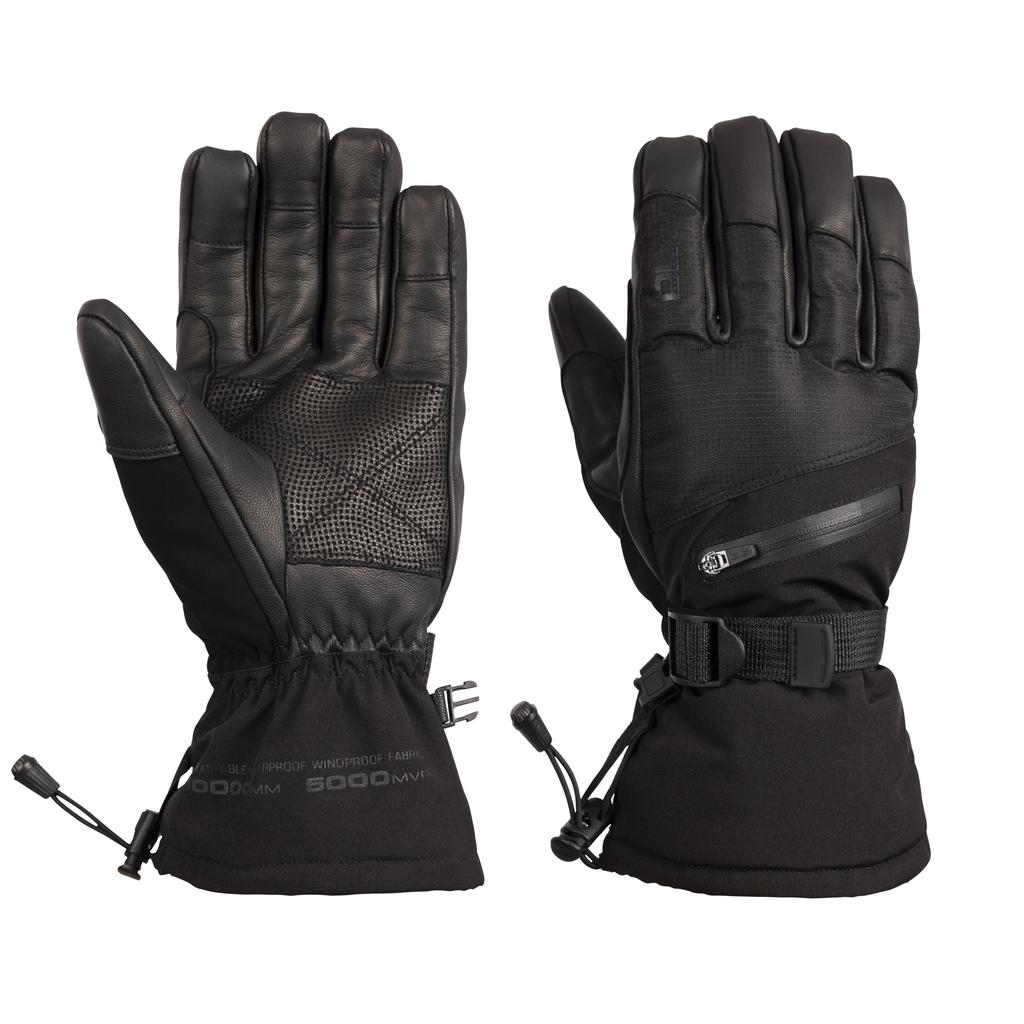 TRESPASS Unisex Adult Edonia DLX Leather Ski Gloves