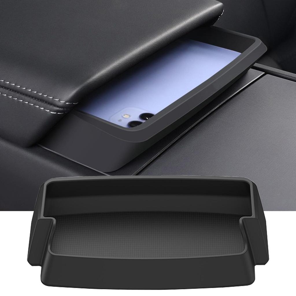 Center Console Organizer for Tesla Model 3 Highland and Model Y easy Easily stores frequently used small items such as ID and Tesla Interior Accessory