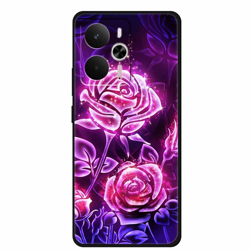 For Realme 14 Case Soft TPU Black Silicone Cover for Realme 14 5G Global RMX5070Soft Case Shockproof Cover RMX5070 Oppo Realme14