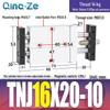 Regulowany skok Dwosiowy cylinder pneumatyczny dwururkowy TNJ TNJ10/16/20/25/32-30-100