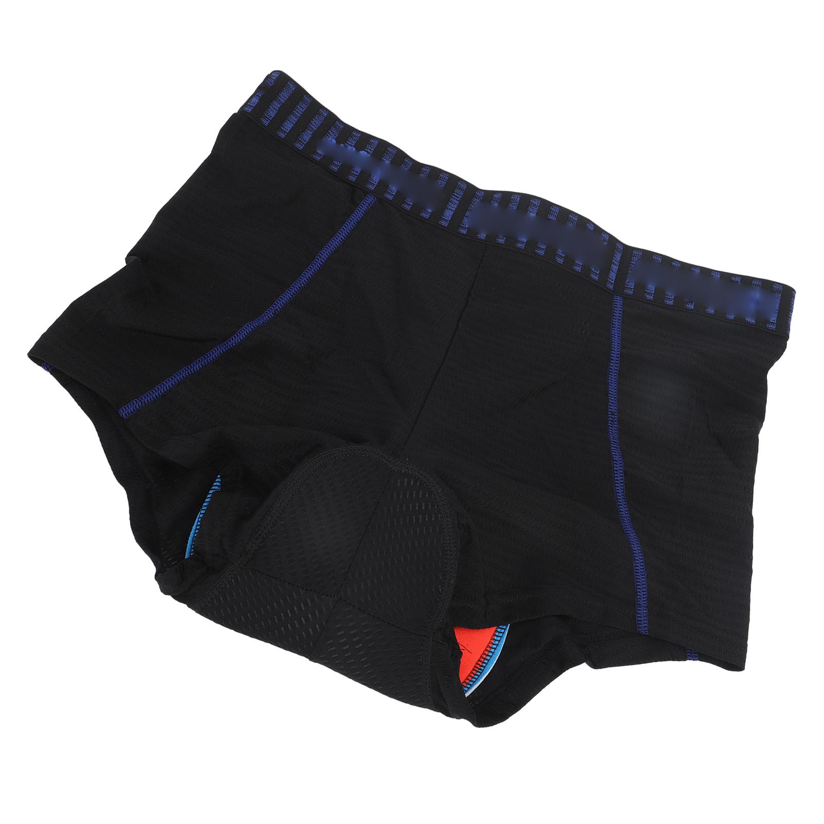 

Men Padded Bike Shorts Breathable Adsorbent Scratch Prevention Cycling Underwear for Mountain Bike L