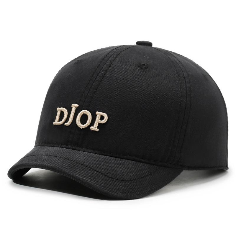 Fashion Hat Aoteng new letter embroidered baseball cap men and women soft top American cap outdoor casual short brim sun hat