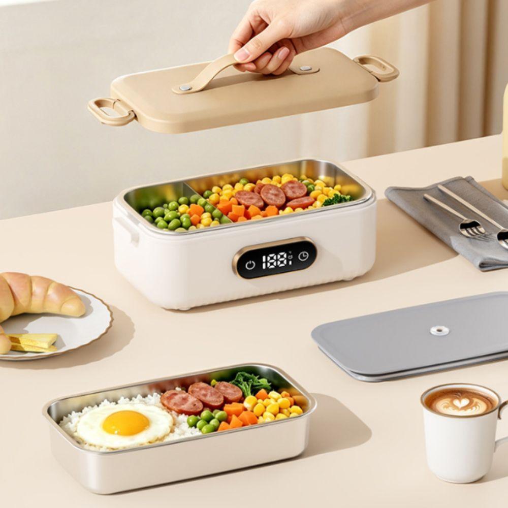 4-speed Temp Wireless Heating Food Container Electric Lunch Box Outdoor Use