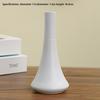 Casual White Ceramic Tabletop Vase Small Home Desktop Decoration Art Design for Flower Arrangement