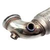 Edelstahl 3 Zoll 76mm V-Band Downpipe Flachprofil 90 Grad mit Flex-Wellrohr Autoersatzteile