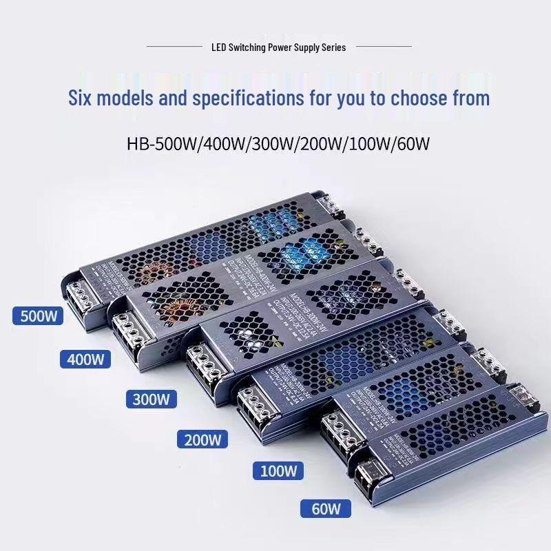 LED Strip Driver 24V 100W Low Voltage Power Supply Transformer DC Switch