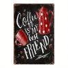 Wall Hanging Metal Sign Decorative Art 20x30cm