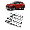 8Pcs Chrome Car Exterior Side Door Handle Frame Cover Trim For Perodua Ativa Toyota RAIZE Daihatsu ROCKY
