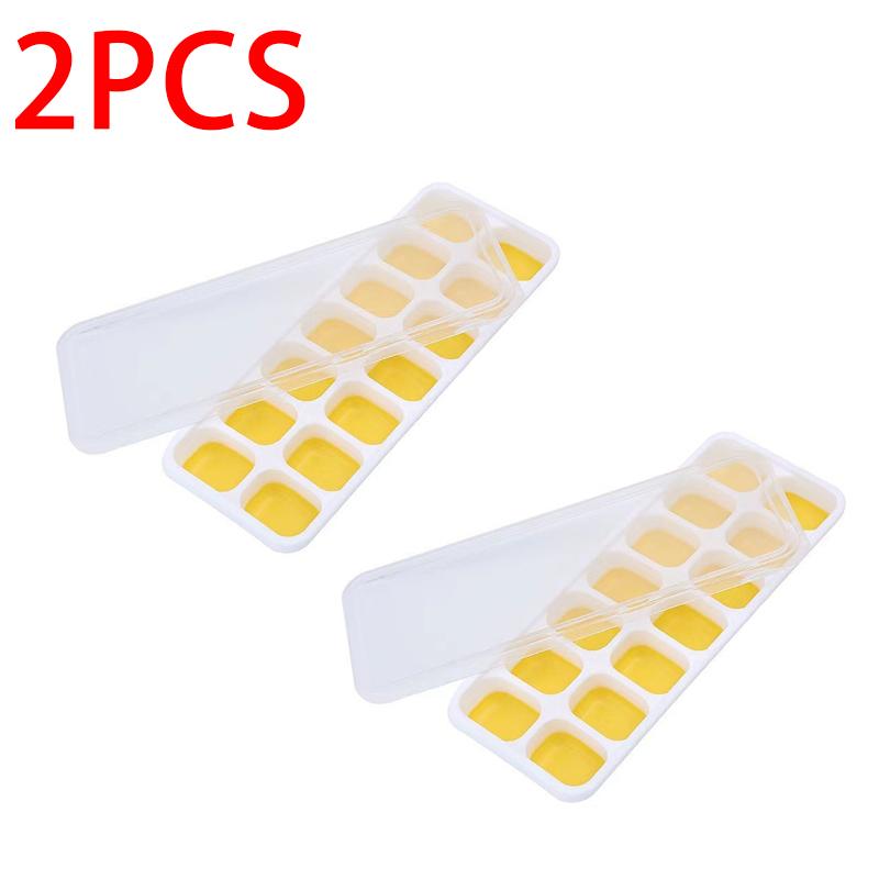 14-Grid Food Grade Square Ice Tray Mold Silicone Ice Molds Easy Release Iced Drink Making DIY Kitchen Gadget BJL007