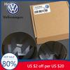 2026 Hot For VOLKSWAGEN VW For VW Volkswagen TIGUAN POLO Golf MK6 MK7 MK8 Car Front Hood Emblem Rear Trunk Badge