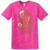 Skeleton Listening To Music T Shirt Vintage Retro Art Music Lover Tee