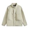 Li Ning CF Long Sleeve Zipper Comfort Letter Stand Collar Waterproof Windproof Jacket Unisex Jacket Lime AEMU043-1