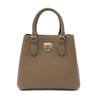VITAFELICE Women's 3-Space 2-Way Tote Bag, Sib-20084p (Dark Beige)