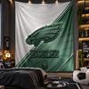 Wandbehang Wandteppich Philadelphia Eagles Druck Stoff für Wohnzimmer Schlafzimmer Heimdekoration