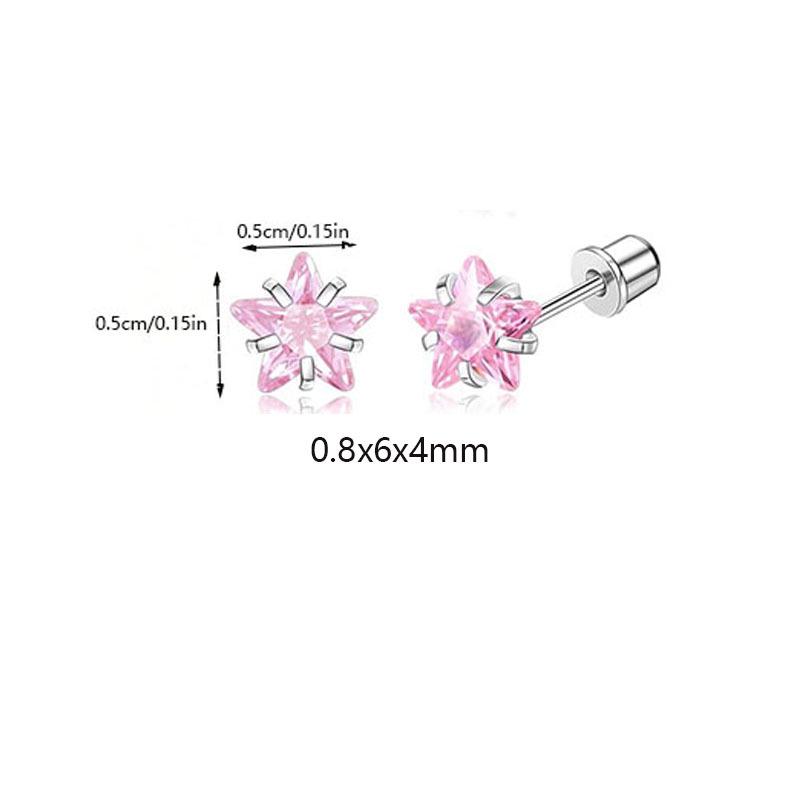Set of 12 Pairs Bullet Stud Earrings for Women - New Style Jewelry in Stock